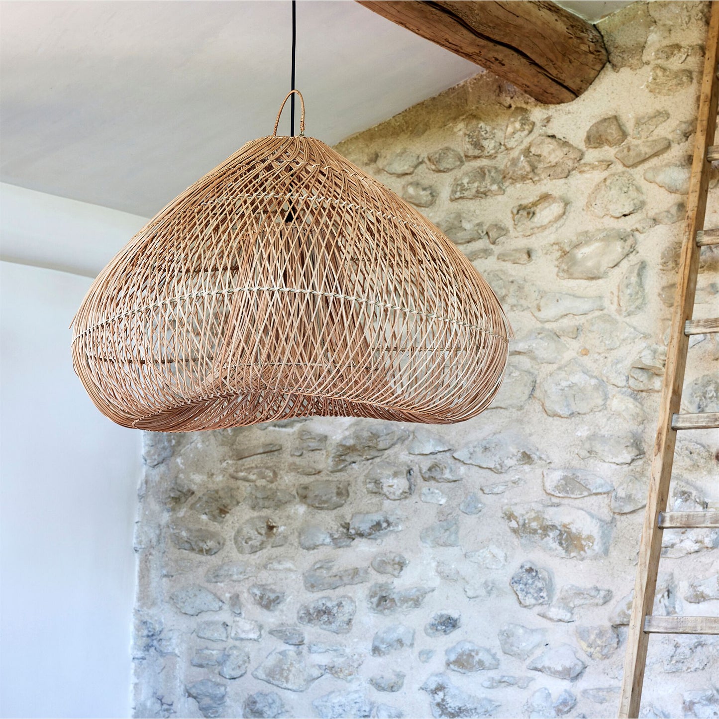 RONI - Suspension non électrifiée en rotin D80cm - naturel