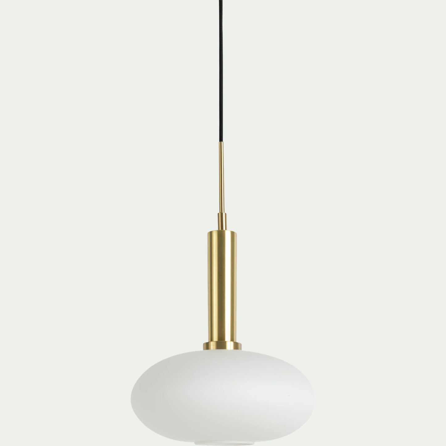 SINGALA - Suspension électrifiée à 3 globes en verre opalin H70cm - blanc