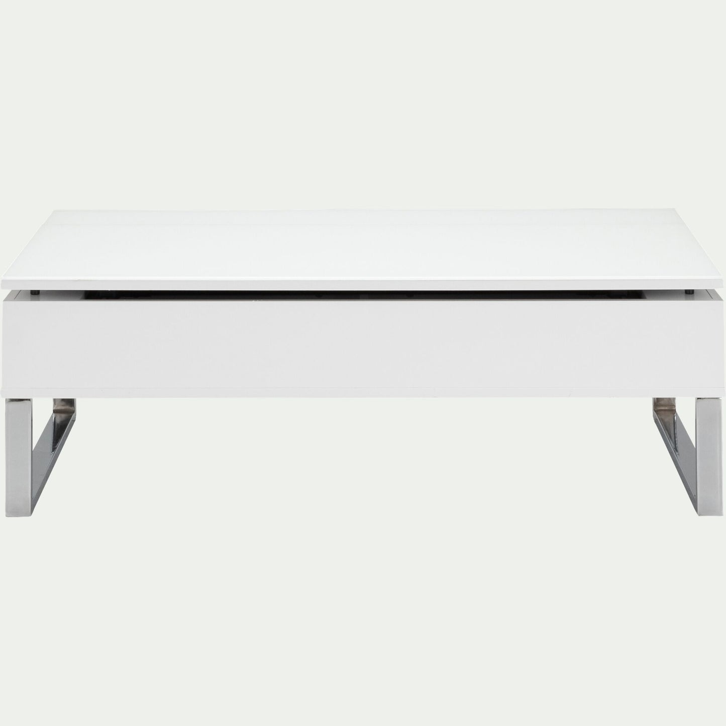 NOVY - Table basse avec tablette relevable - blanc
