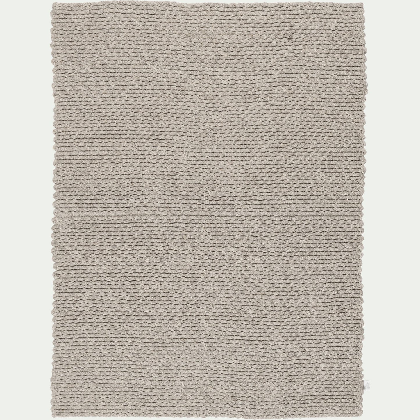 MAUSSANE - Tapis en laine et coton - gris clair 160x230cm