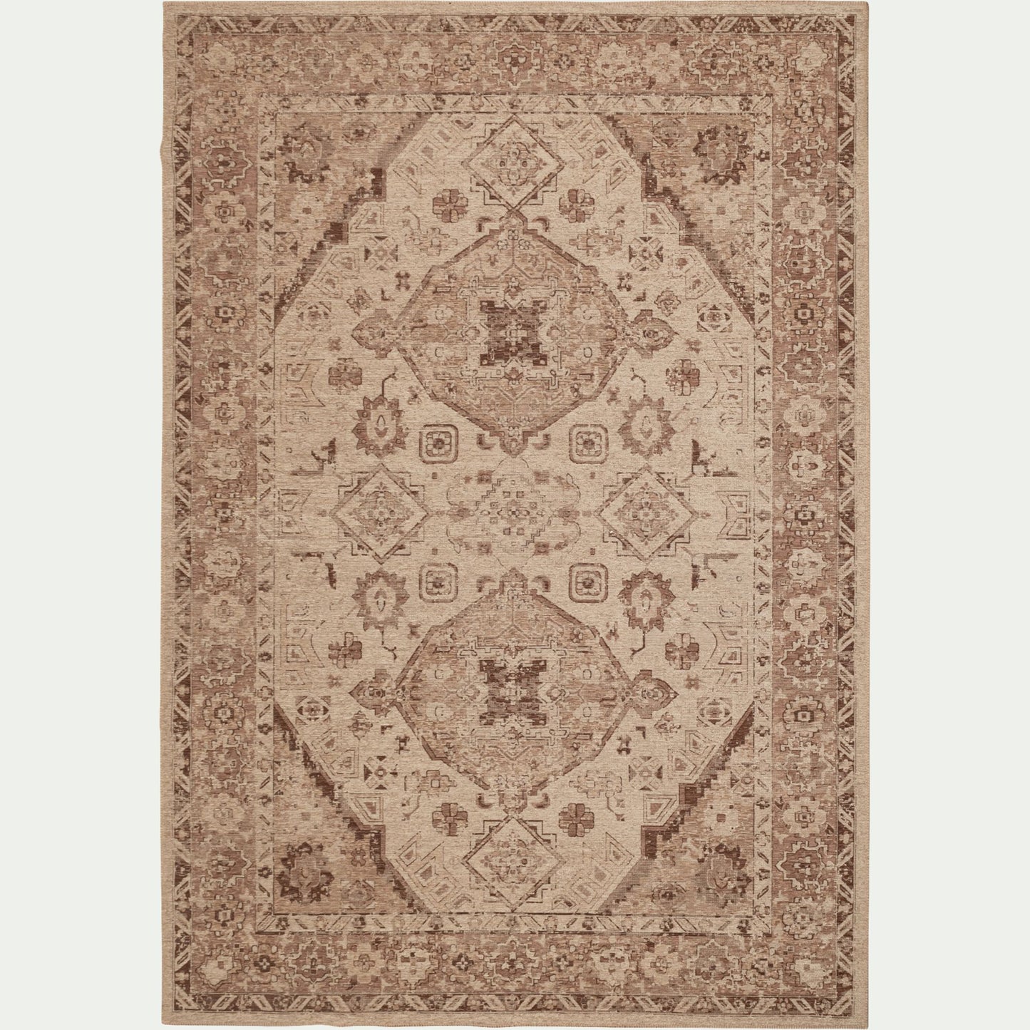 OURGA - Tapis à motif oriental 120x170cm - marron