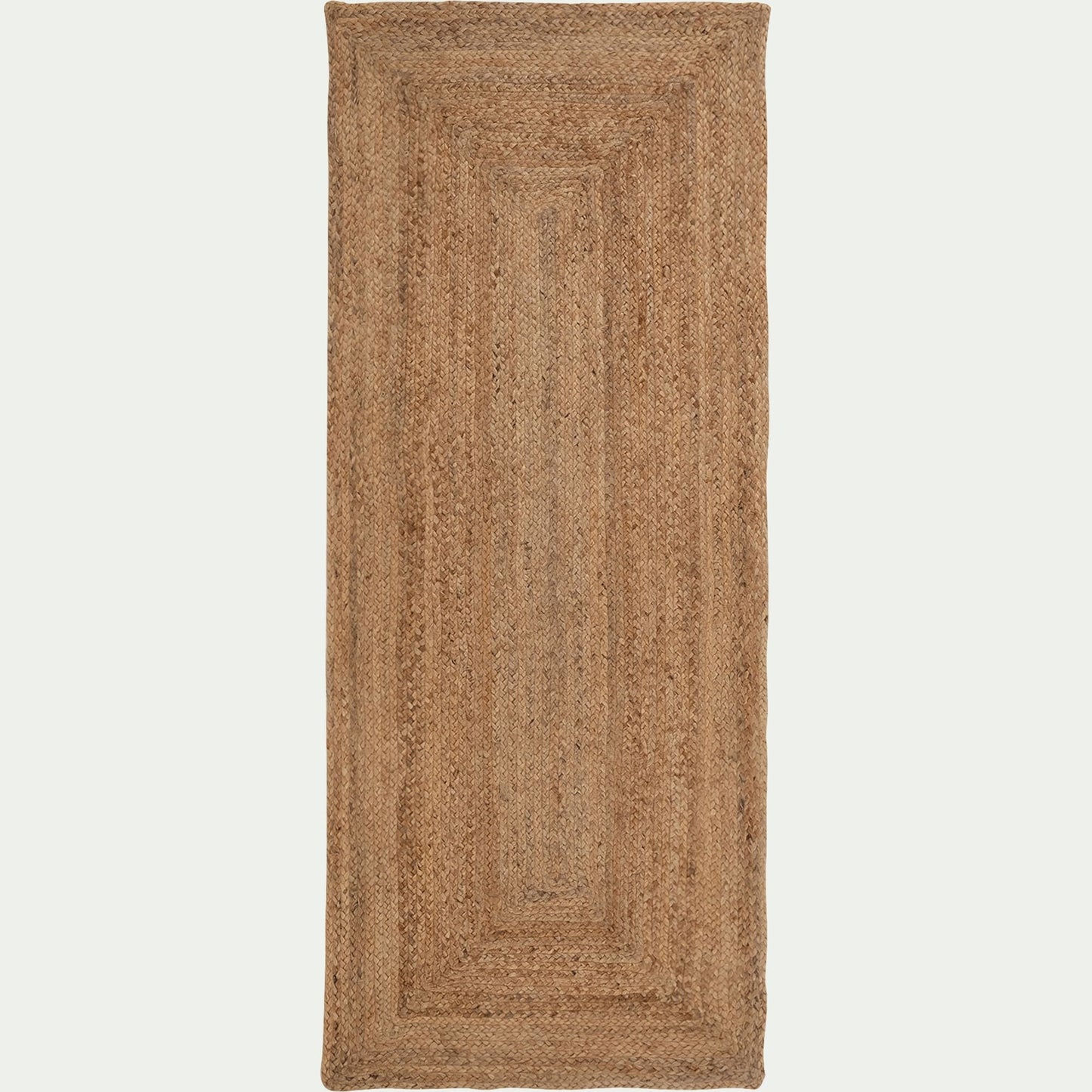 RUSH - Tapis de couloir en jute - naturel 80x200cm