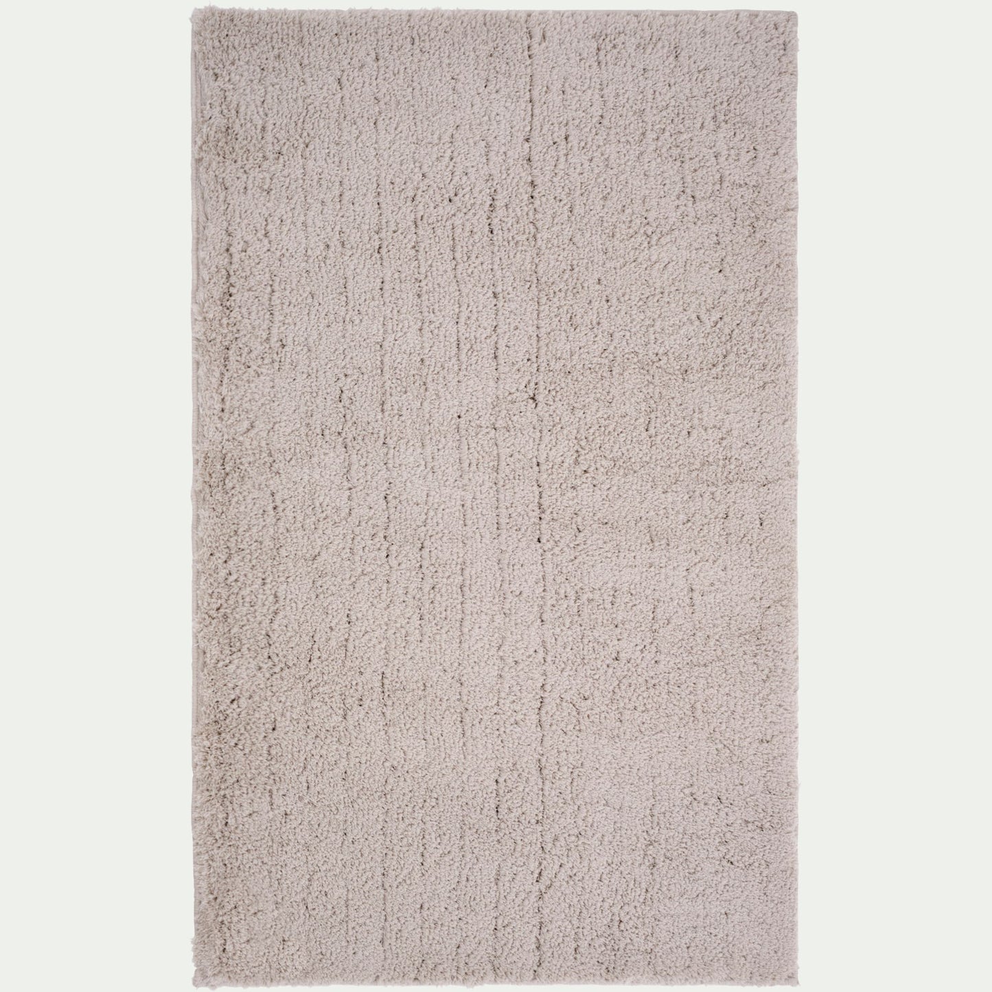 BLANDO - Tapis de bain rectangulaire grand modèle - beige alpilles 100x60cm