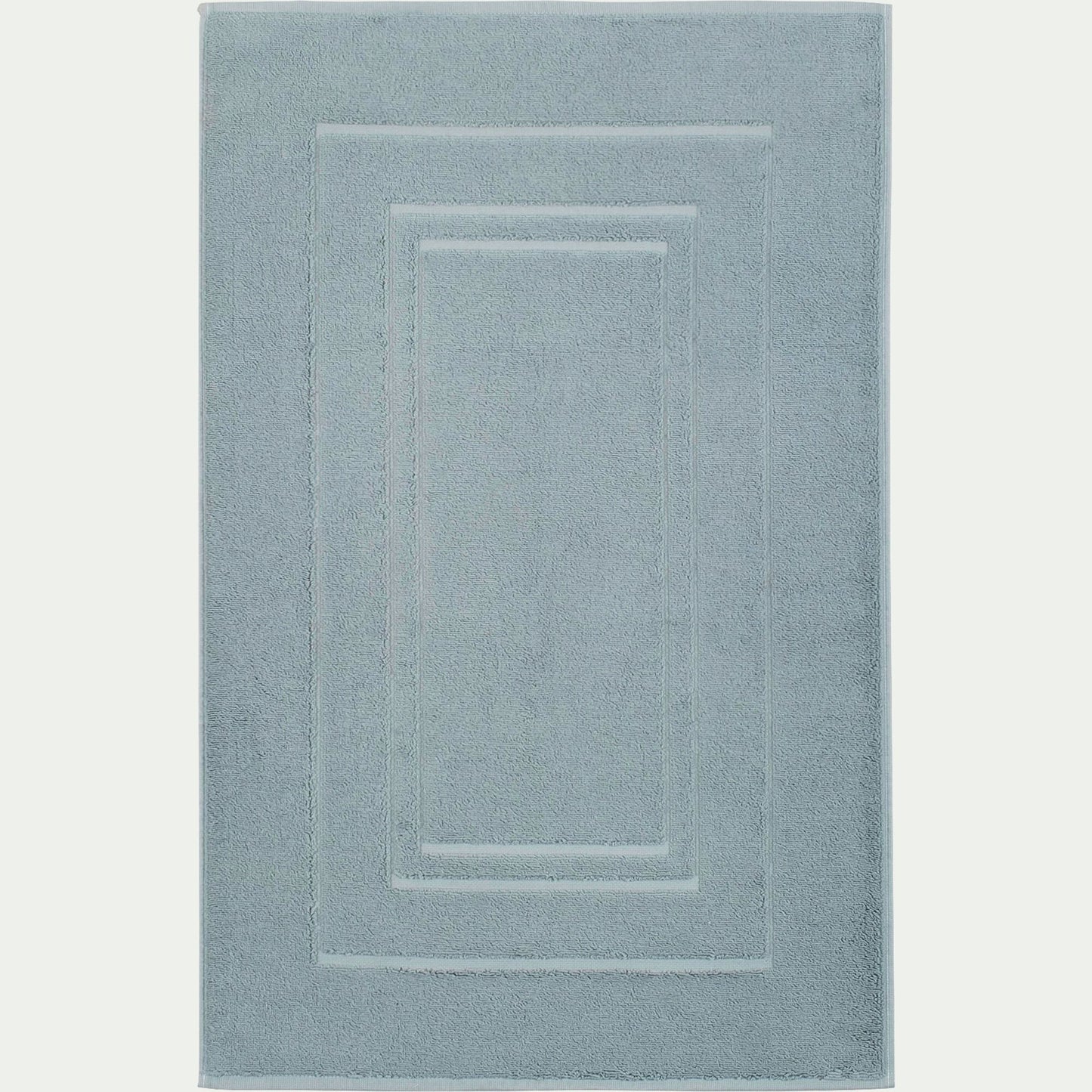 AZUR - Tapis de bain en coton - bleu calaluna 50x80cm
