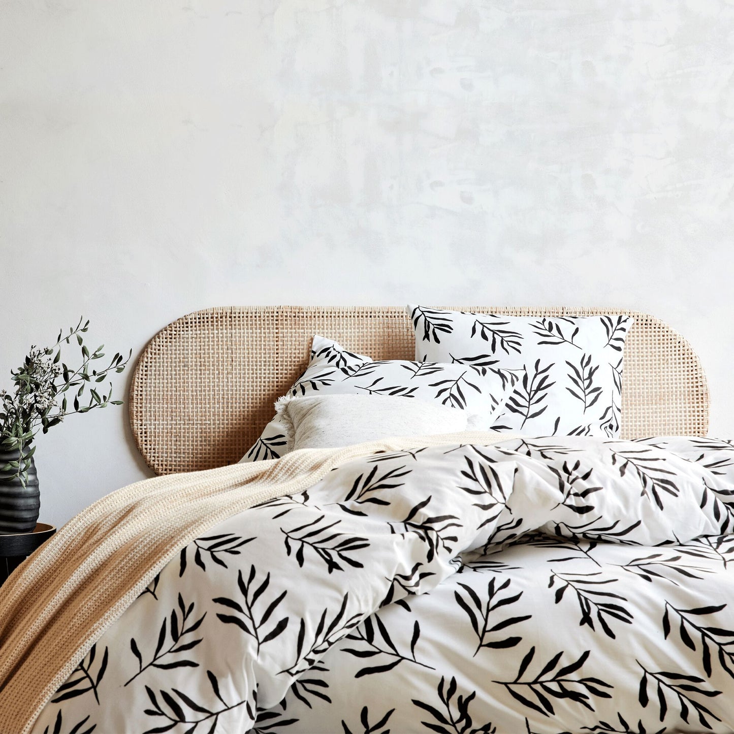 TEISSE - Tête de lit en rotin - L150cm