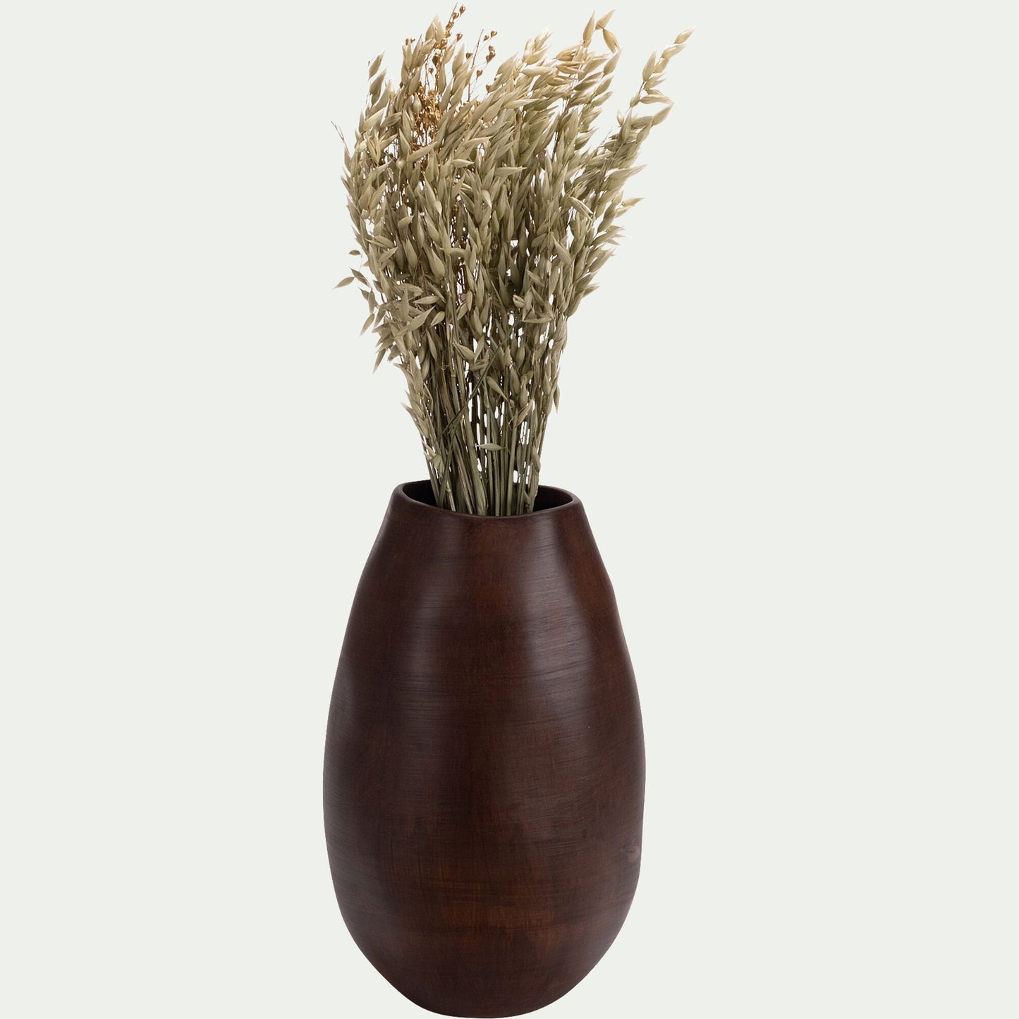 ISSOIRE - Vase organique en céramique H30cm - marron