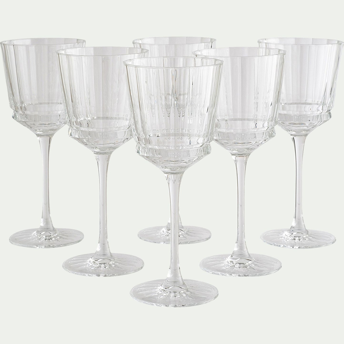 MACASSAR - Verre à vin en cristallin 25cl - transparent
