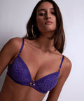 Illusion Fauve Soutien-gorge triangle avec Armatures noir