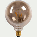 GLOBE - Ampoule LED décorative grise D12,5cm culot E27