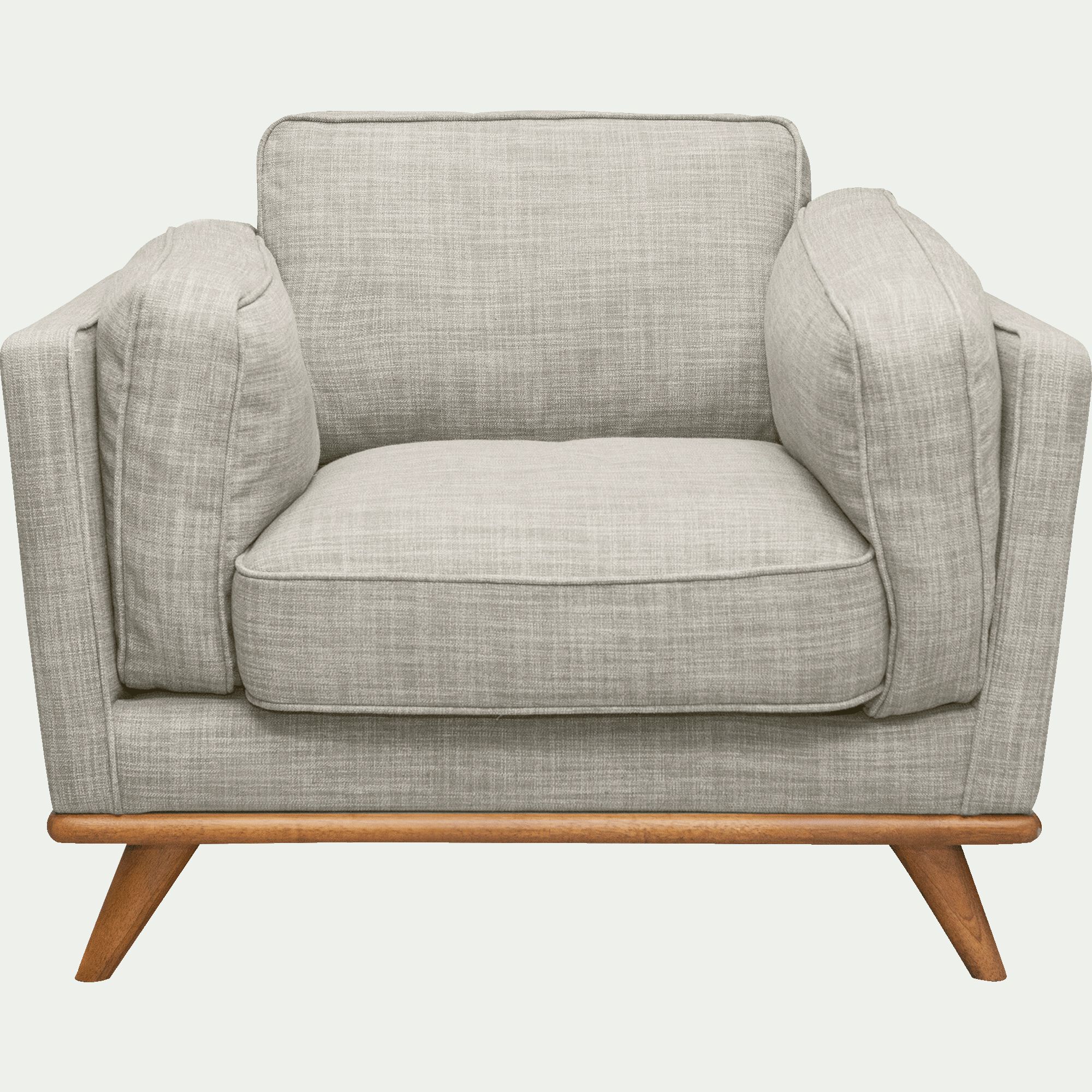 ASTORIA - Fauteuil en tissu beige