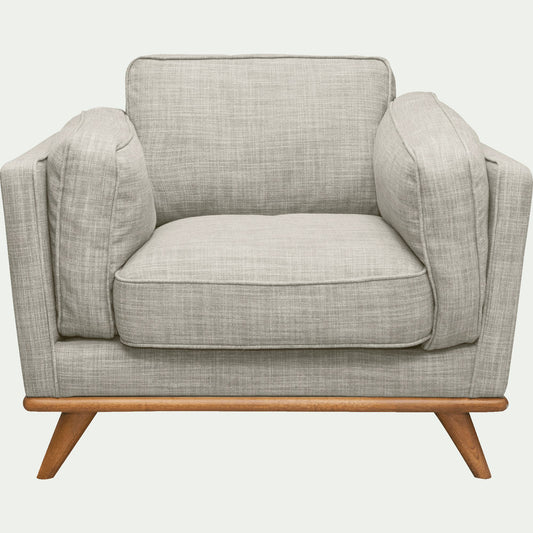 ASTORIA - Fauteuil en tissu beige