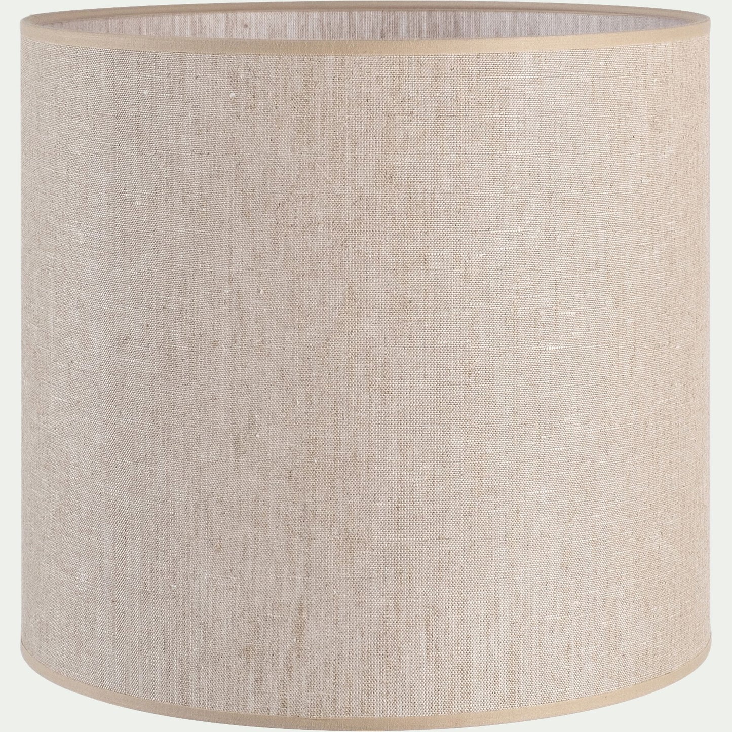 ARLES - Abat-jour cylindrique en lin D32cm - gris clair