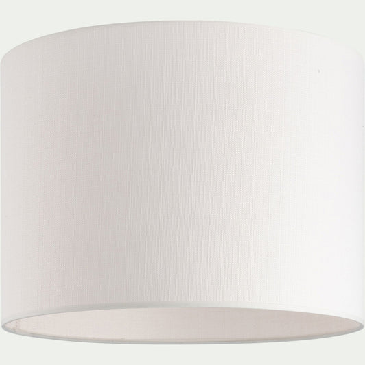 FINNO - Abat-jour cylindrique D40xH30cm - blanc