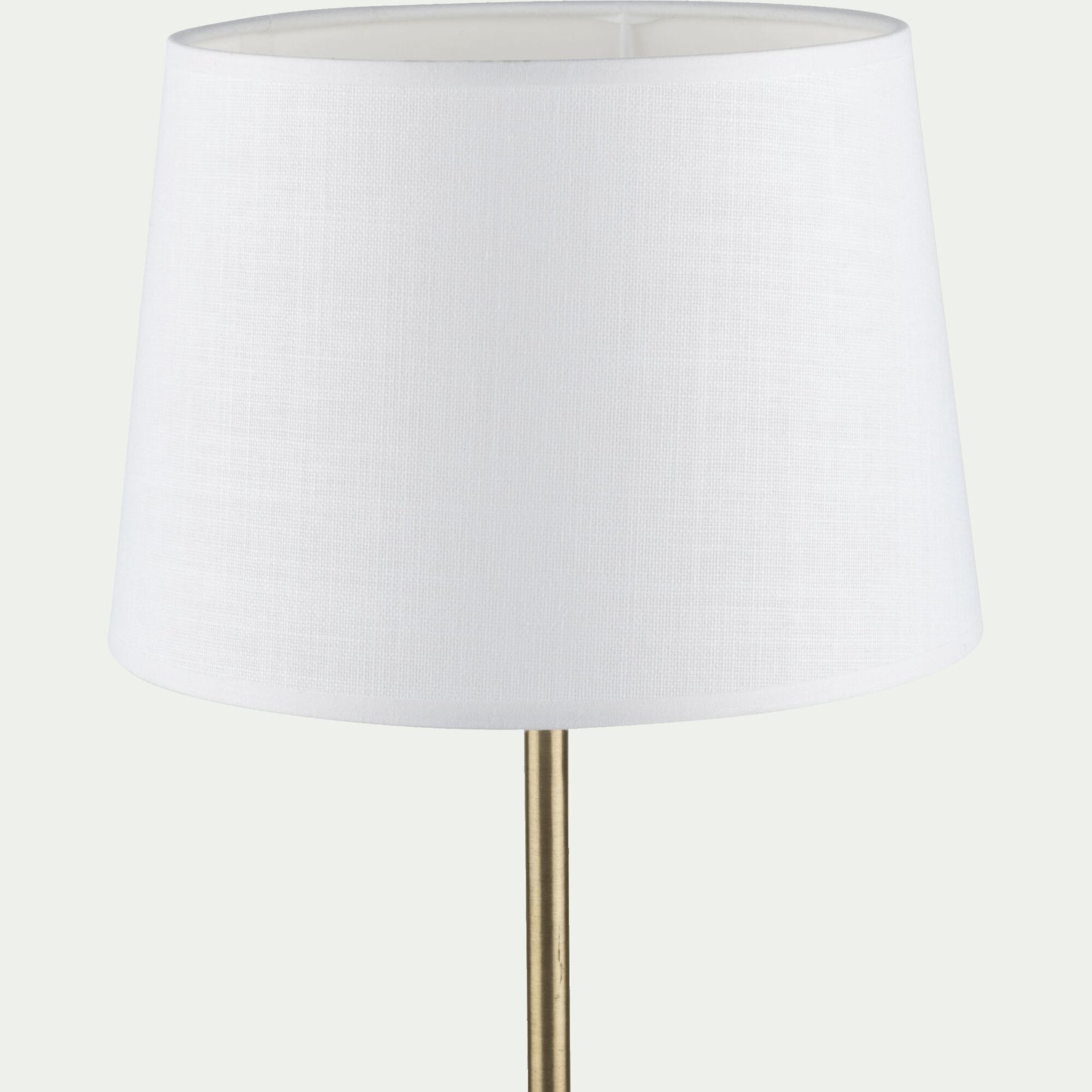 MISTRAL - Abat-jour tambour en coton D23cm - blanc capelan