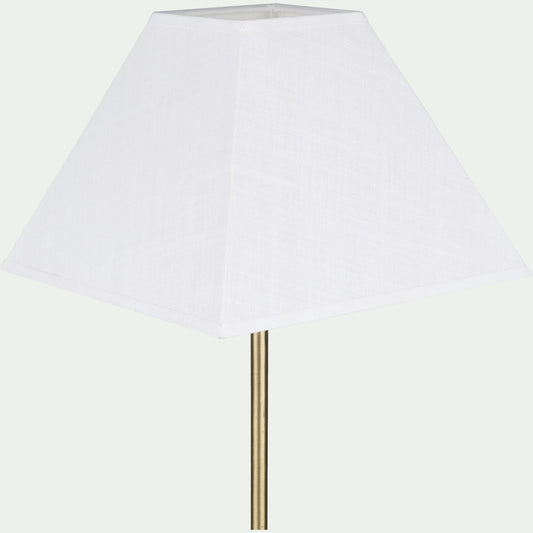 MISTRAL - Abat-jour en coton l25cm - blanc capelan