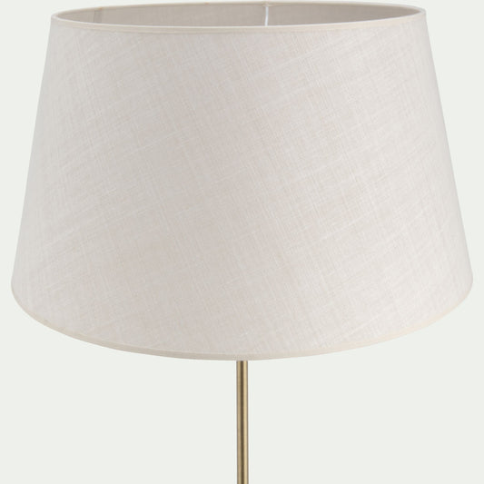 MISTRAL - Abat-jour tambour en coton - D45cm beige roucas