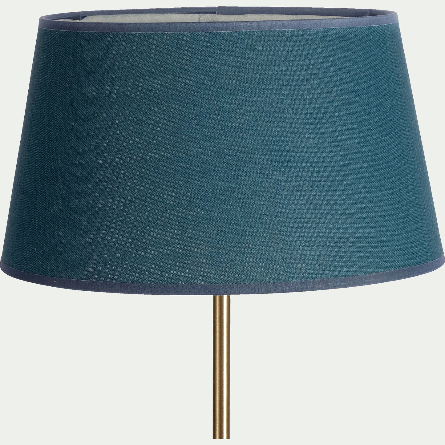 MISTRAL - Abat-jour tambour en coton D23cm - bleu figuerolles