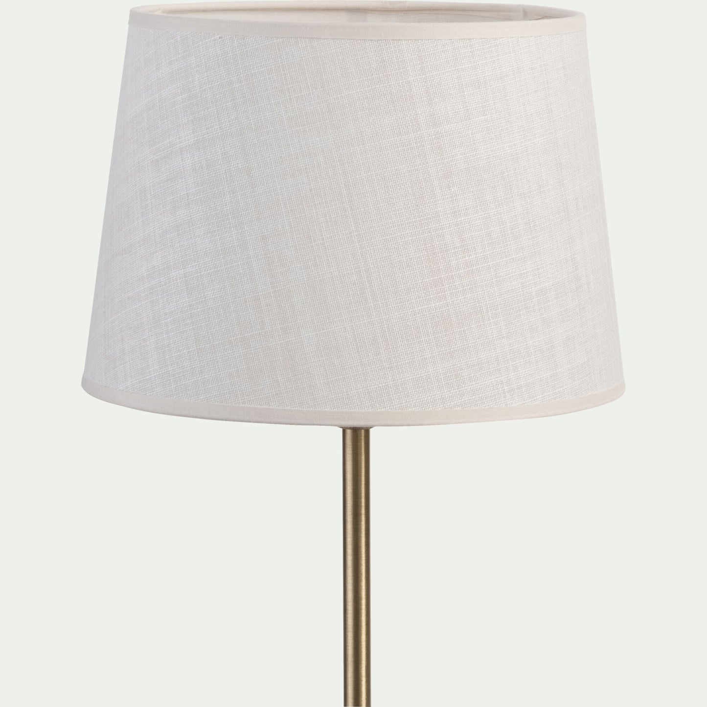 MISTRAL - Abat-jour tambour en coton D18cm - beige roucas