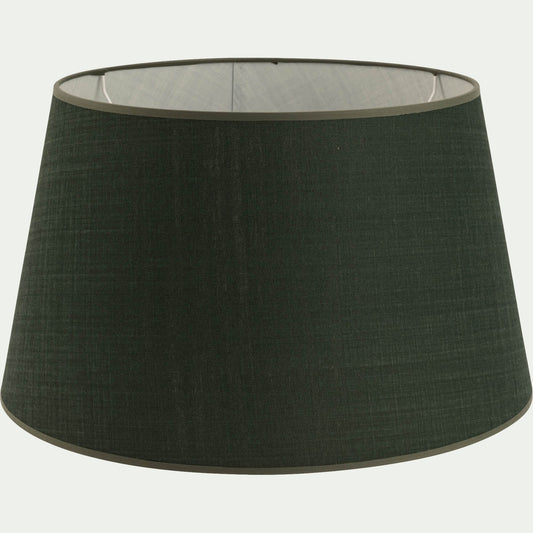 MISTRAL - Abat-jour tambour en coton D45cm - vert cèdre