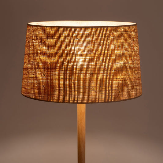 RAPHIA - Abat-jour tambour en raphia D45cm - naturel