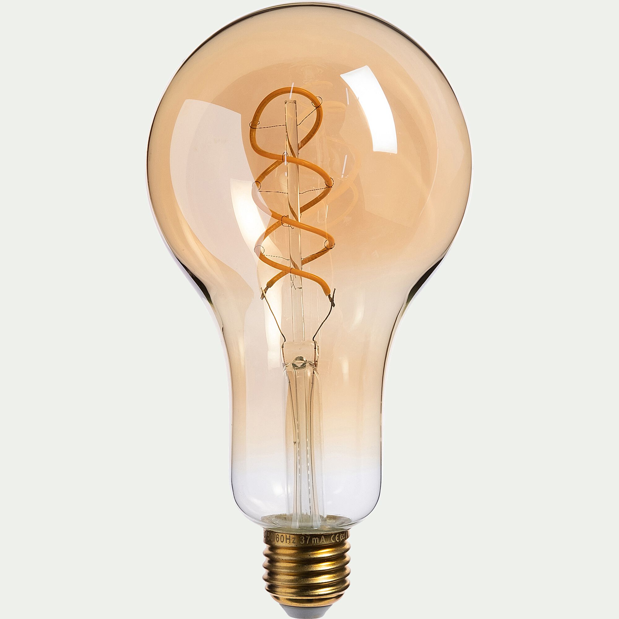 DECO - Ampoule décorative LED ambre D9,5cm culot E27