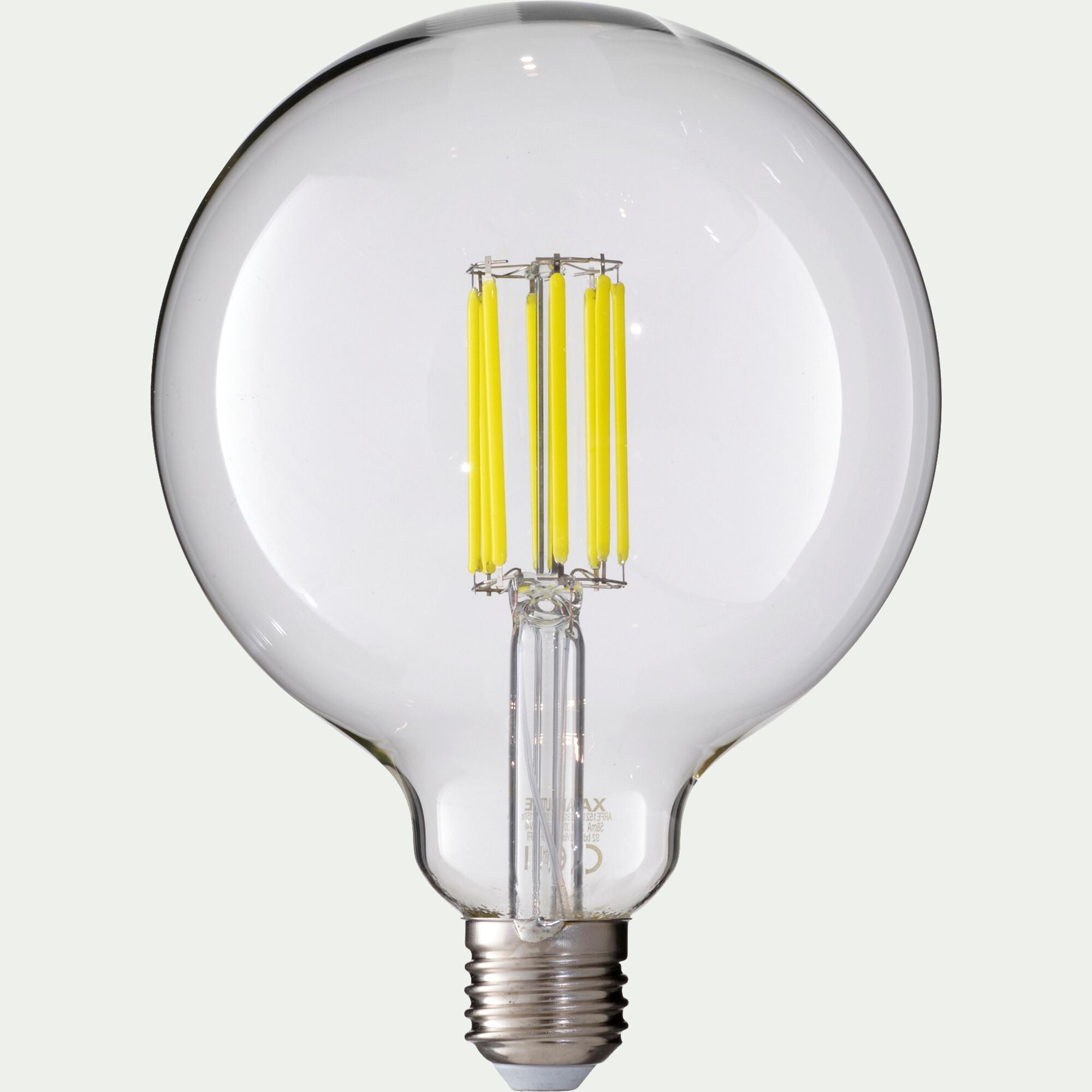 FILY - Ampoule globe D12,5cm culot E27 - transparent