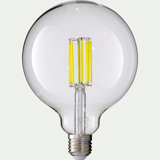 FILY - Ampoule globe D12,5cm culot E27 - transparent