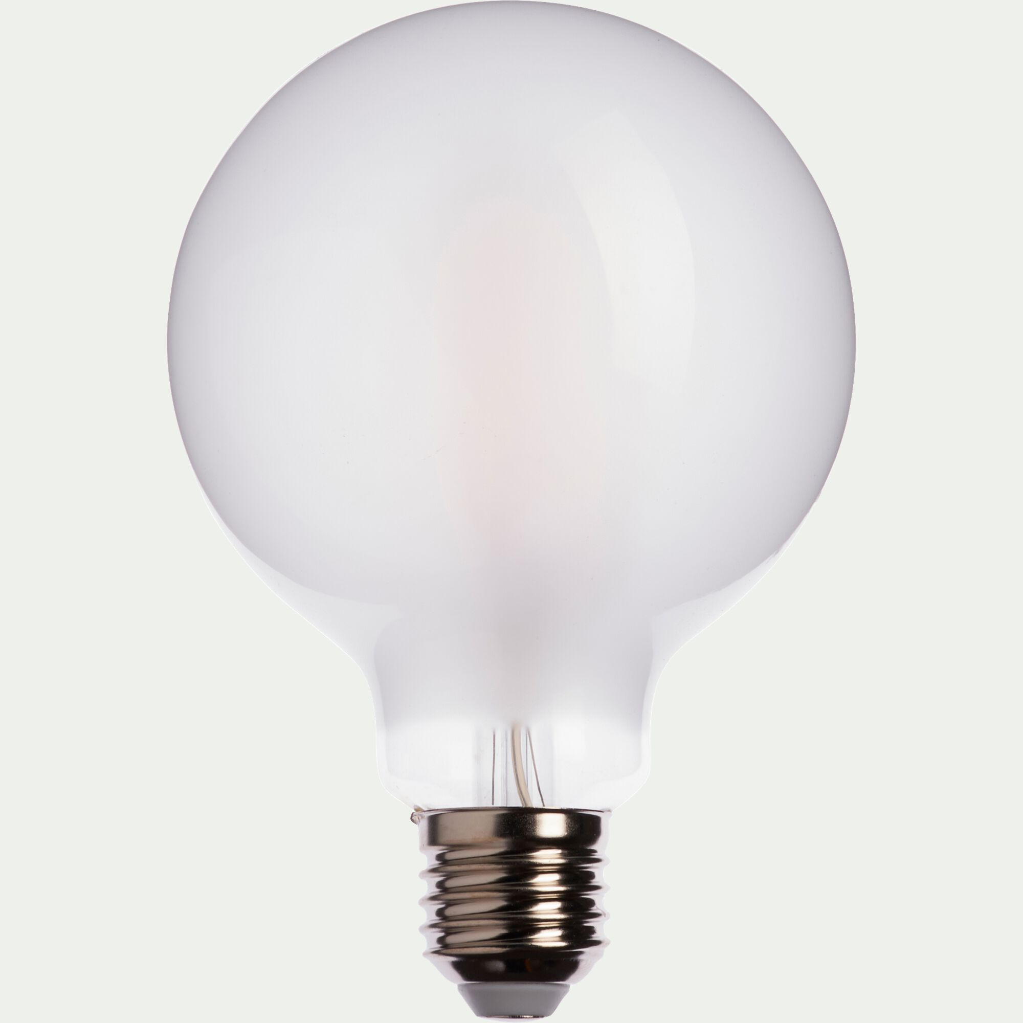 GLOBE - Ampoule LED globe 9,5cm culot E27 - blanc