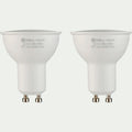 GU10 - Lot de 2 ampoules LED D5cm GU10 lumière froide - blanc