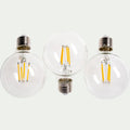 LODA - Lot de 3 ampoules led e27 lumière chaude - blanc