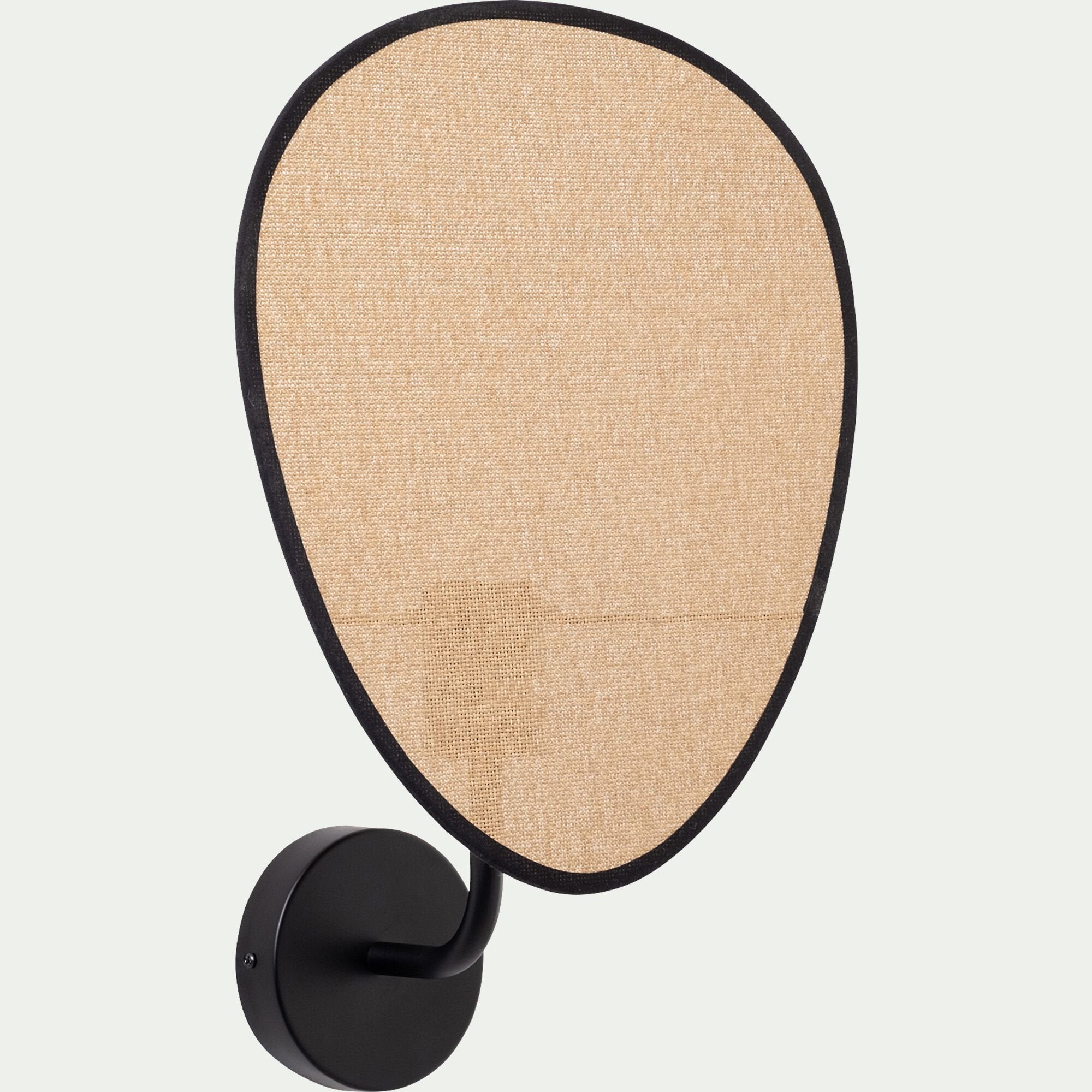 LIVIO - Applique électrifiée en papier tressé H39cm - naturel