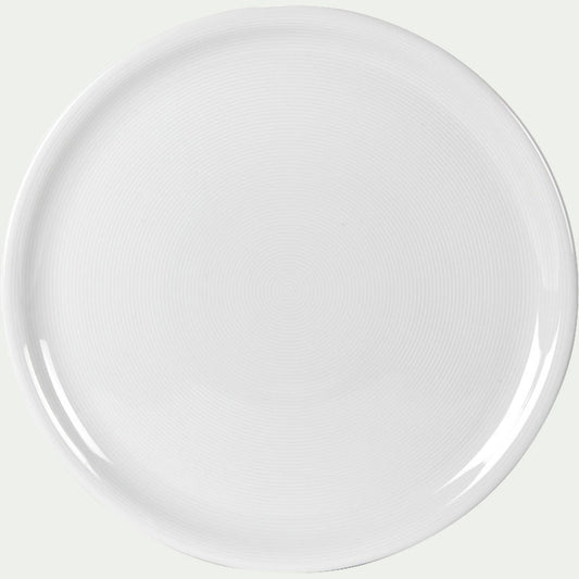 ETO - Assiette à pizza en porcelaine qualité hôtelière D30,5cm - blanc