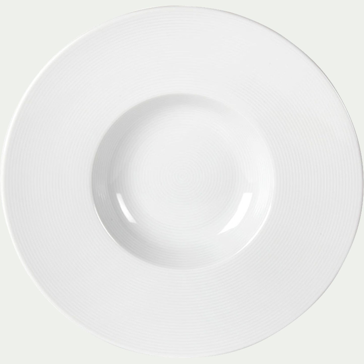 ETO - Assiette à risotto en porcelaine qualité hôtelière D27cm - blanc