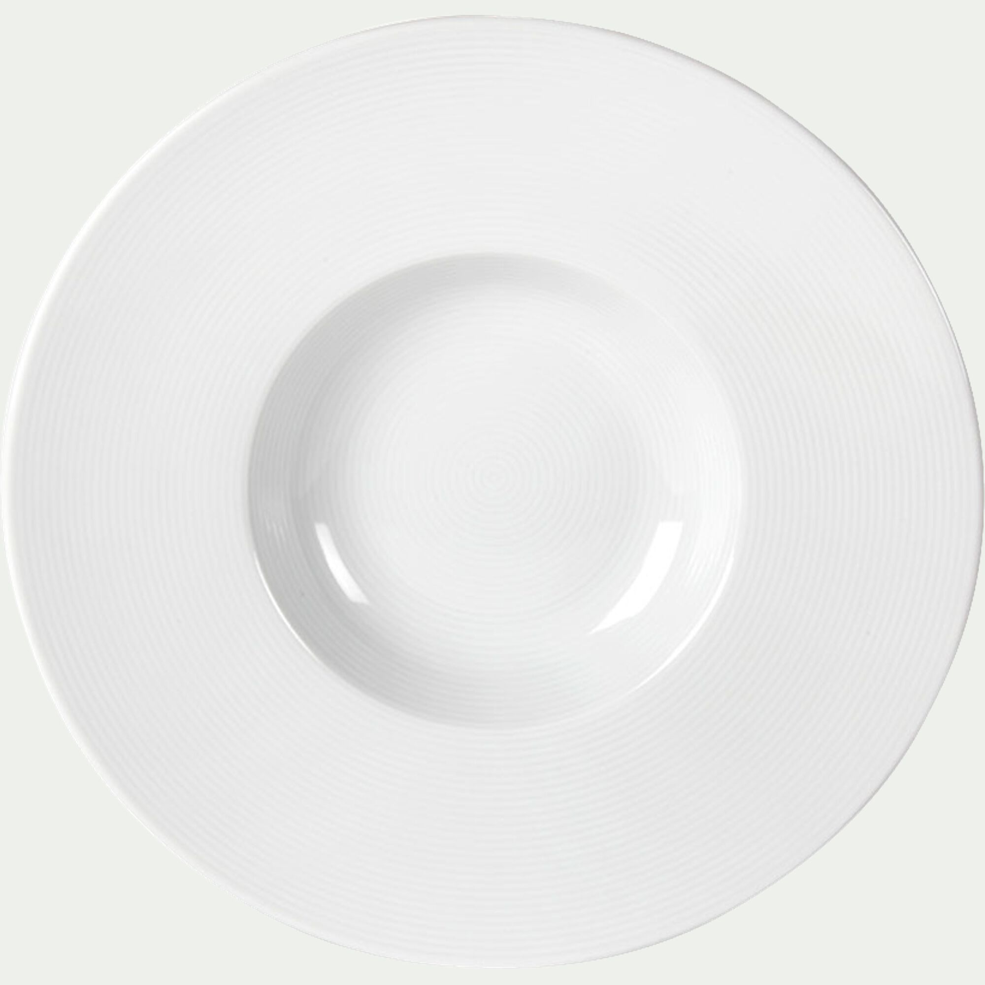 ETO - Assiette à risotto en porcelaine qualité hôtelière D27cm - blanc