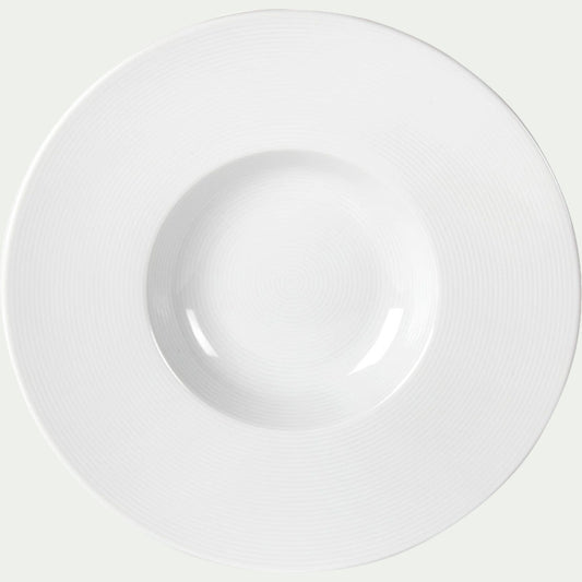 ETO - Assiette à risotto en porcelaine qualité hôtelière D27cm - blanc