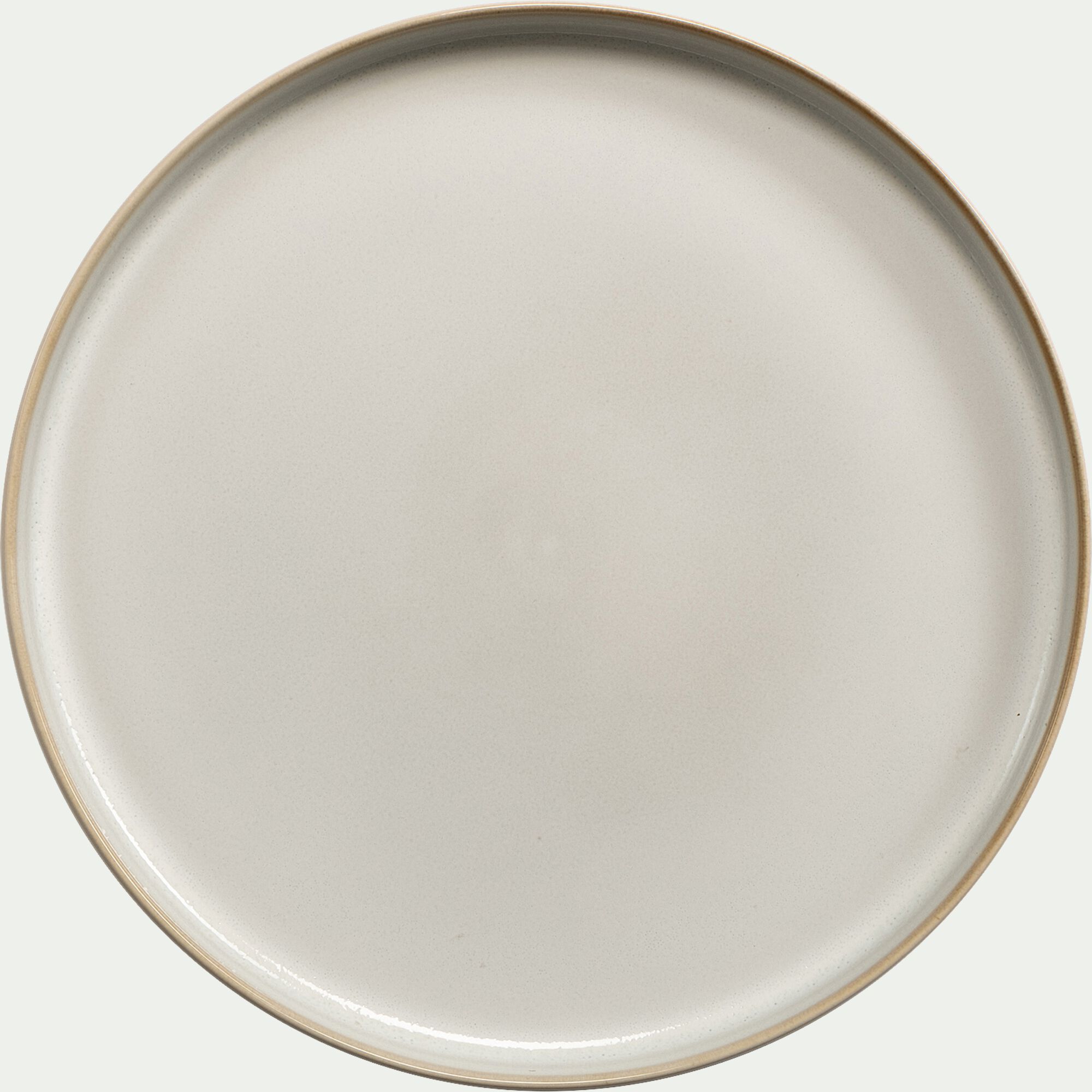 ALBA - Assiette à dessert en grès D22,5cm - beige alpilles