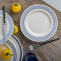 ANCHOVA - Assiette à dessert en faïence D22cm - blanc