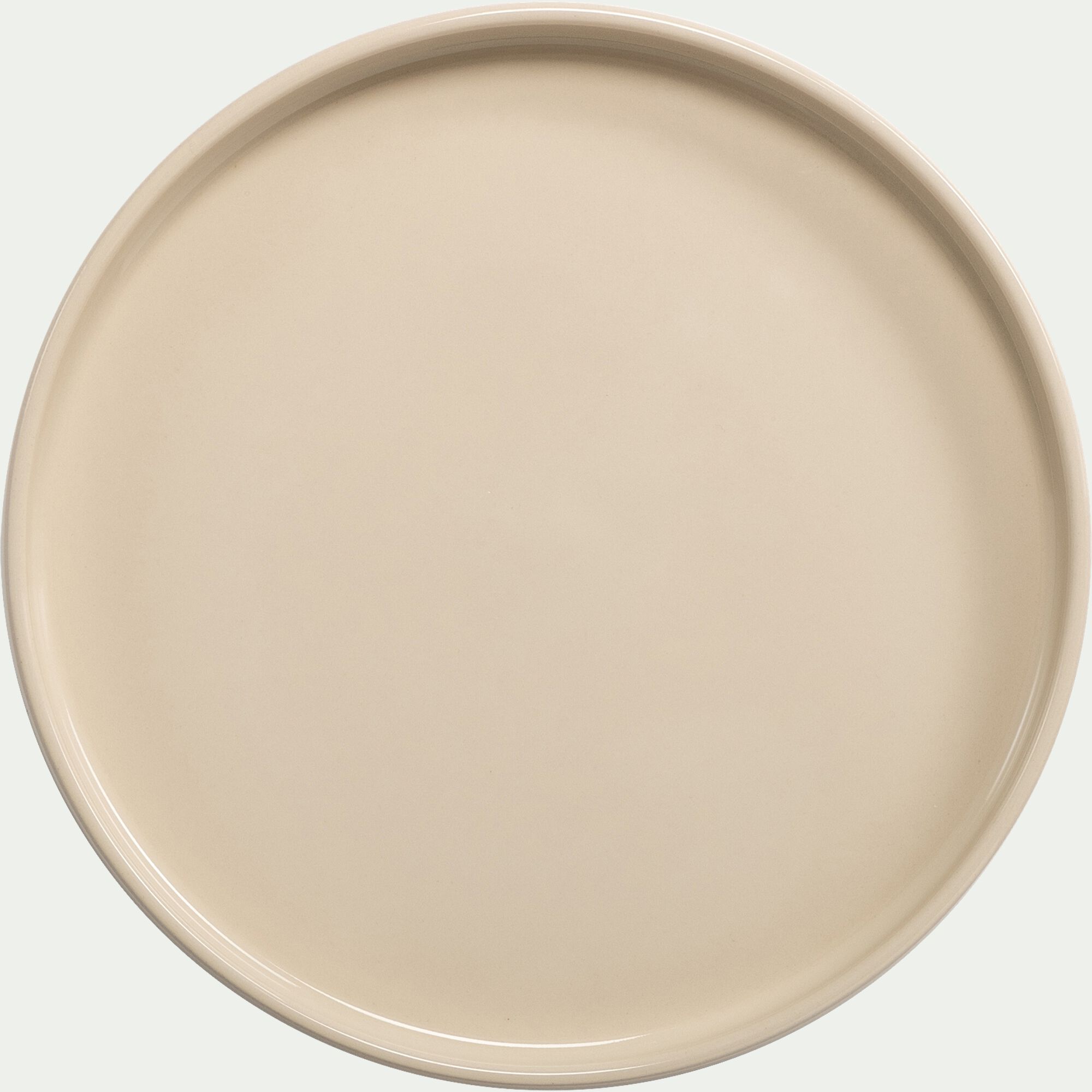 DIOGO - Assiette à dessert en grès D21,5cm - blanc