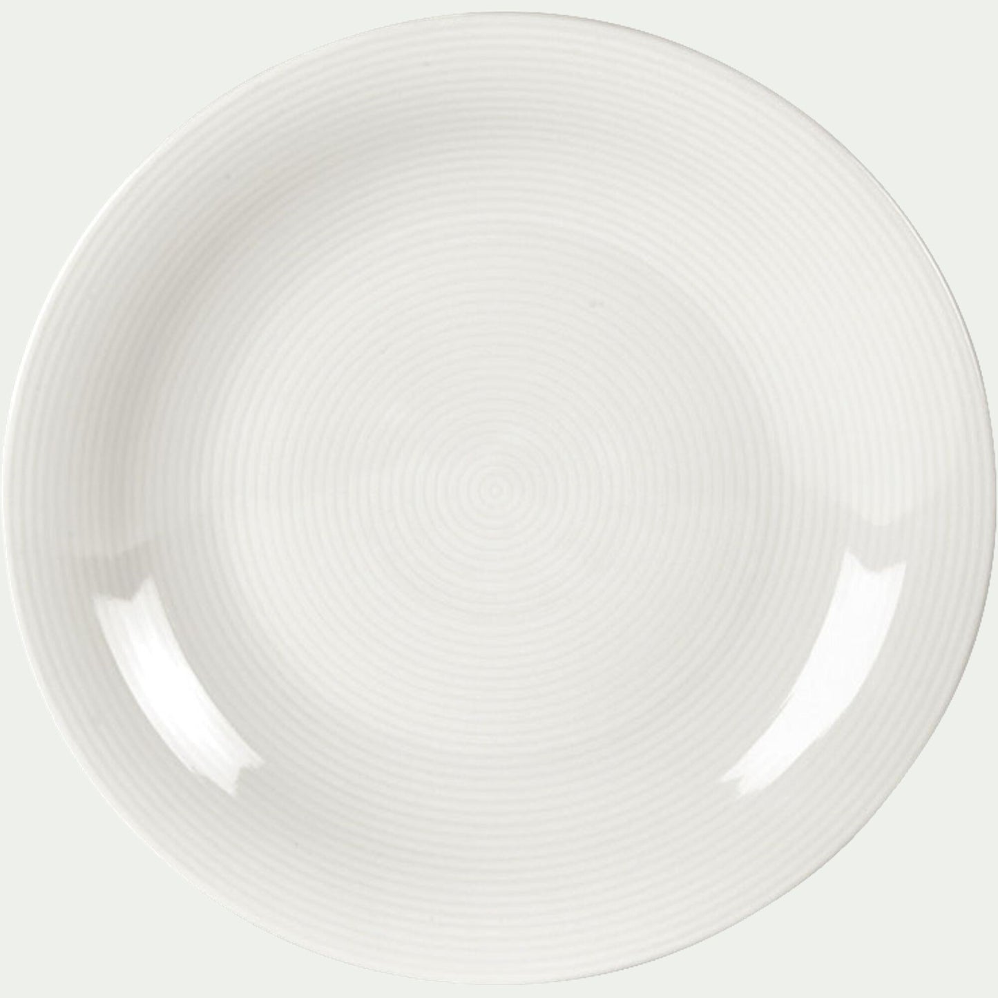 ETO - Assiette à dessert en porcelaine qualité hôtelière D21cm - blanc