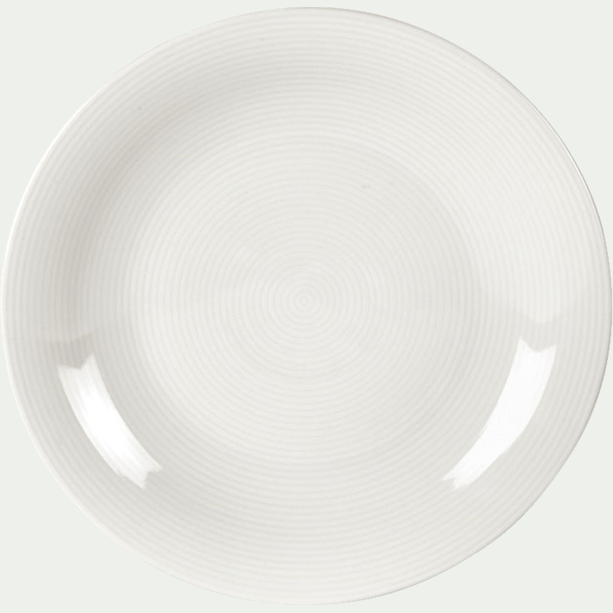 ETO - Assiette à dessert en porcelaine qualité hôtelière D21cm - blanc