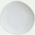 CAILLA - Assiette plate en porcelaine D28cm - blanc