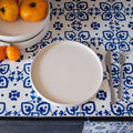 DIOGO - Assiette plate en grès D26cm - blanc