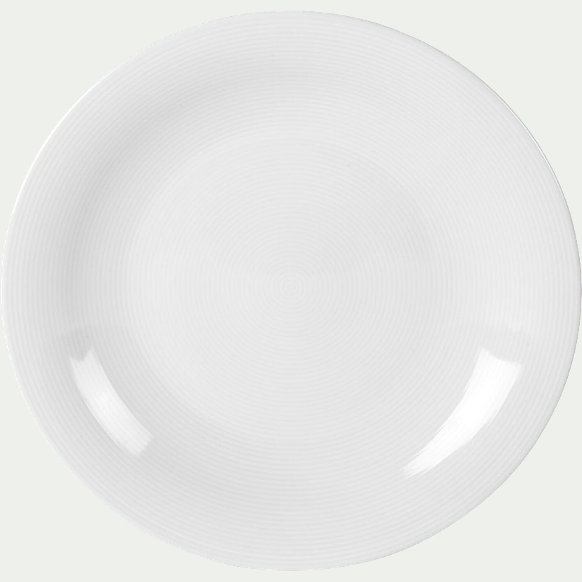 ETO - Assiette plate en porcelaine qualité hôtelière D27cm - blanc