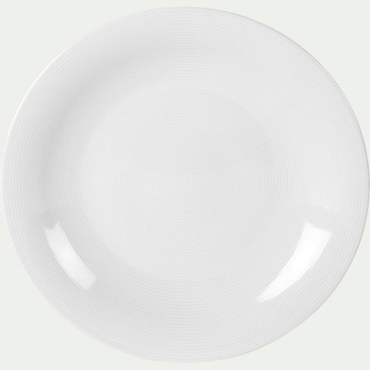 ETO - Assiette plate en porcelaine qualité hôtelière D27cm - blanc