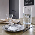 LINIA - Assiette plate en porcelaine D26,5cm - blanc