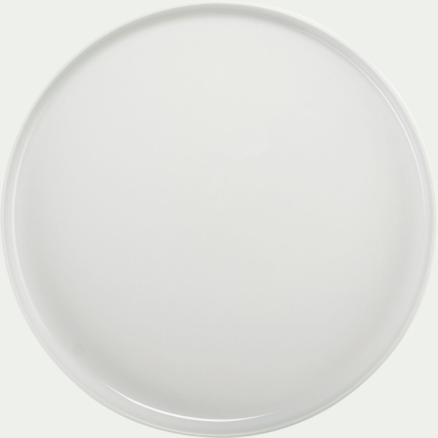 TOULOUSE - Assiette plate en porcelaine D26cm - blanc