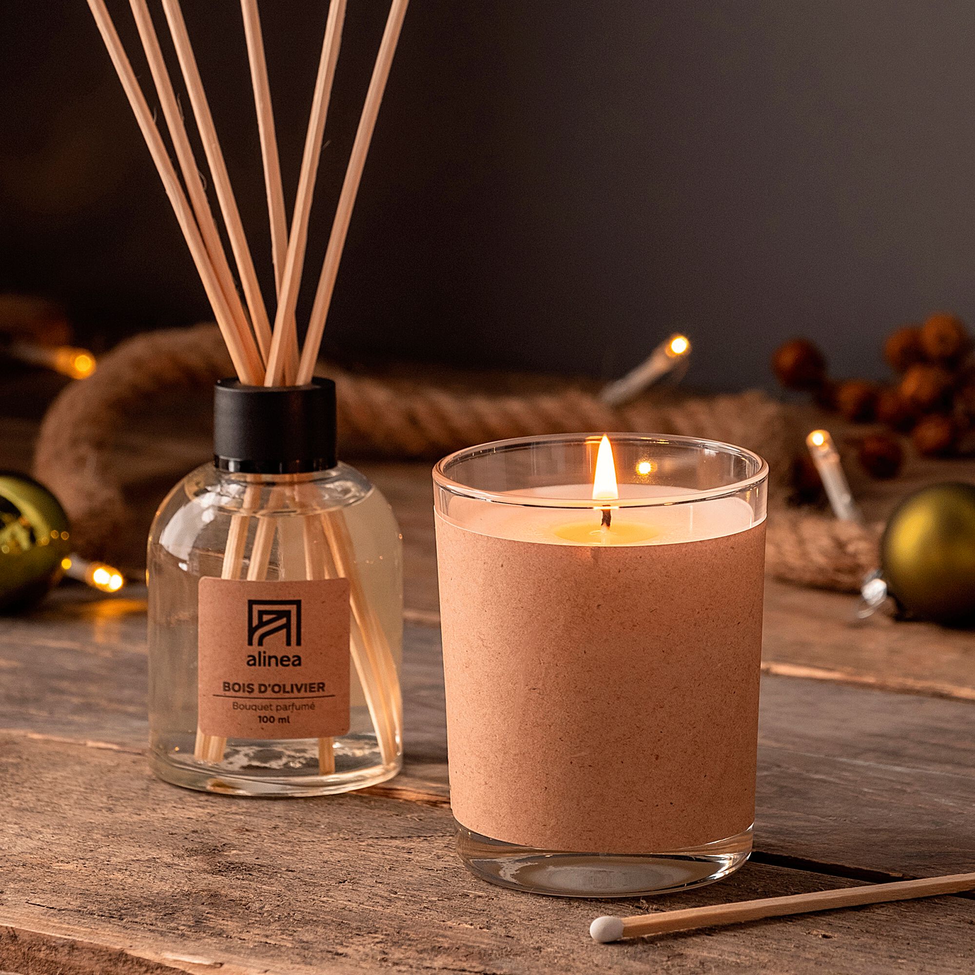 ESSENTIEL - Diffuseur de parfum senteur Bois d'Olivier 100ml