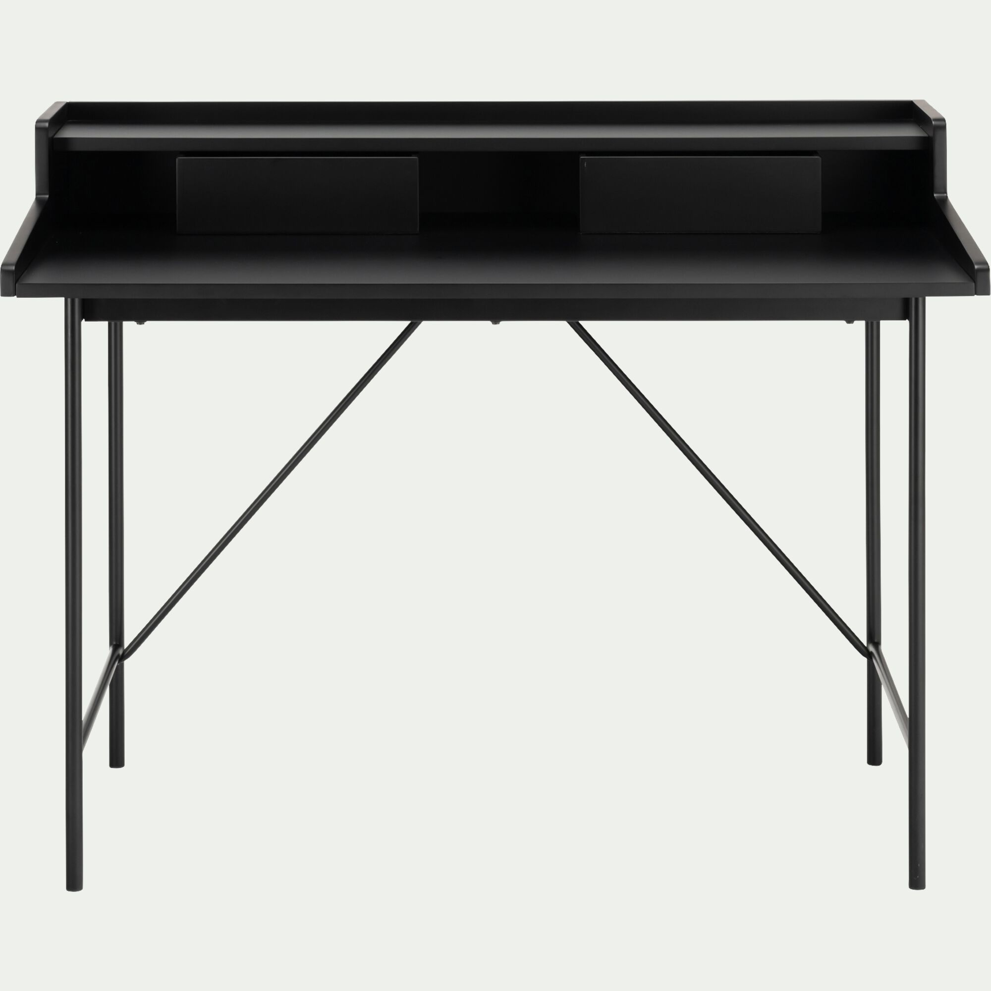 LIRA - Bureau en bois L120cm - noir
