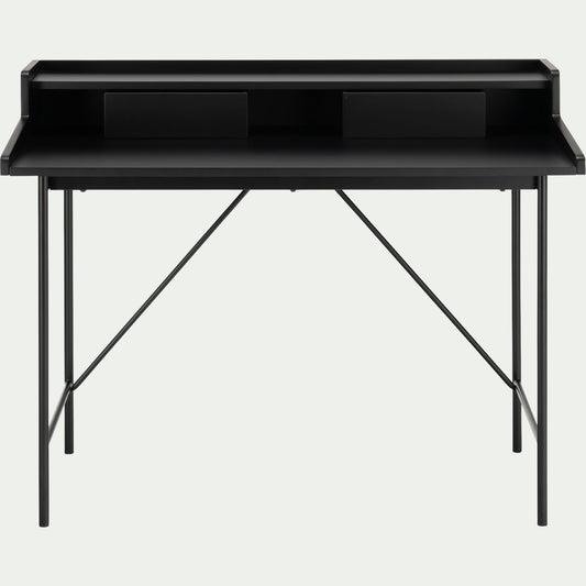 LIRA - Bureau en bois L120cm - noir