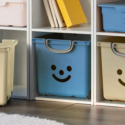 ZACCHARIE - Bac de rangement 25L - bleu figuerolles